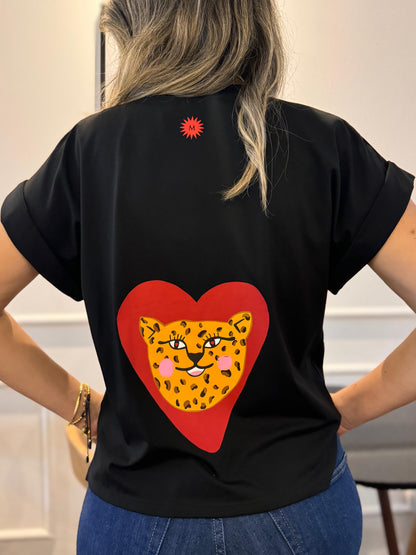 Blusa con estampado Print Love